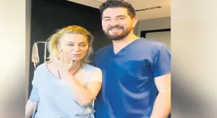 Fransız askısı yaptırdı