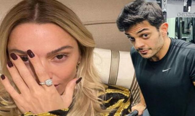 Haberler: Hadise sevgilisi Mehmet Dinçerler'e evlilik mesajı mı verdi?