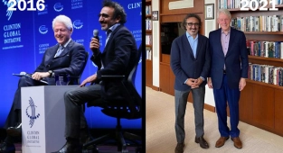 Hamdi Ulukaya ve Bill Clinton Yeniden Birarada