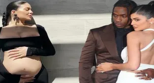 İkinci kez anne olmak için gün sayan Kylie Jenner'dan hamilelik pozu