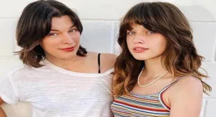 Milla Jovovich kızıyla yan yana: Kopyalayıp yapıştırmış gibi!