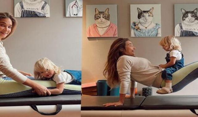 Müge Boz ile Vina'nın spor keyfi