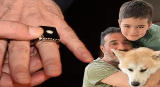 Mustafa Üstündağ oğlunun dişini yüzük yaptırdı!