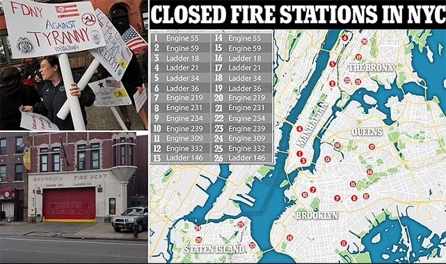 New Yorklu İtfaiyeciler Aşıya Karşı