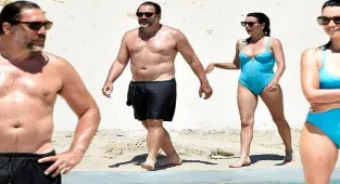 Penelope Cruz-Javier Bardem çiftinin Sardinya tatili