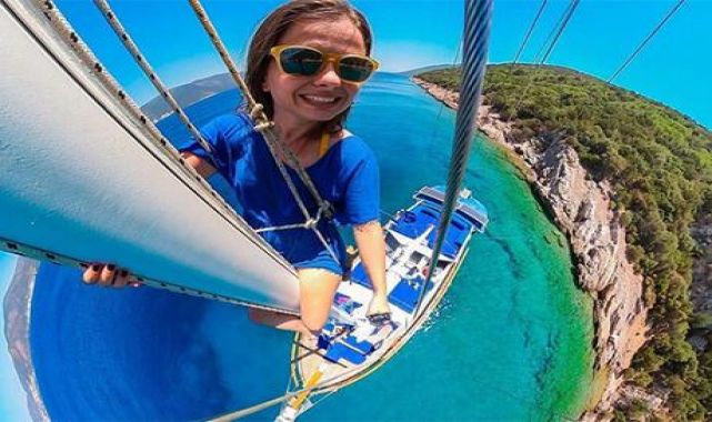 Tuğçe Şen Baş maceraya doymuyor