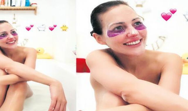 Uzerli’den küvet pozu
