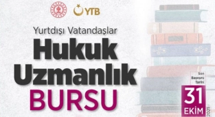 YTB'den Hukuk Alanında Uzmanlık Bursları