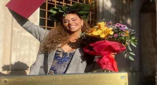 Zeynep Alkan'ın renkli mezuniyeti