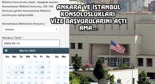 ABD Vize Randevusu En Erken 2023