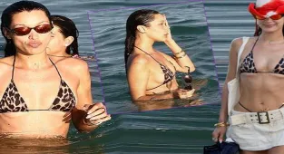Bella Hadid zor günleri geride bırakıyor! Plajda görüntülendi