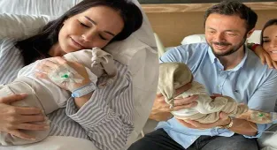 Bengü'den mutlu aile fotoğrafı