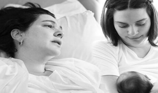 Bergüzar Korel ilk kez kızı Leyla'yla pozunu paylaştı
