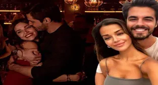 Berk Atan, Selin Yağcıoğlu'nu doğum gününde öpücüklere boğdu