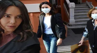 'Camdaki Kız'ın 'Cana'sı Hande Ataizi annesini kontrole götürdü