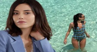 Cansu Dere yazdan kalma bir pozunu paylaştı