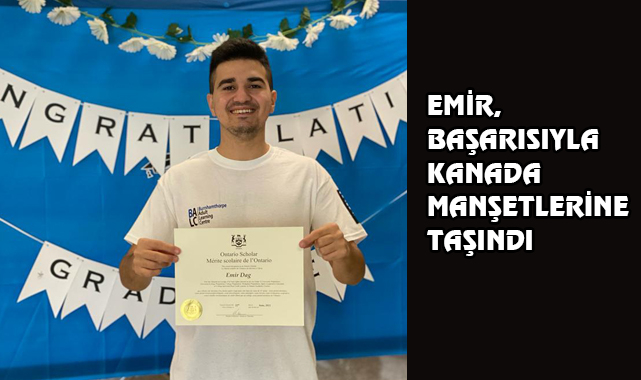 Gaziantep'li Emir'in Kanada'daki Başarısı