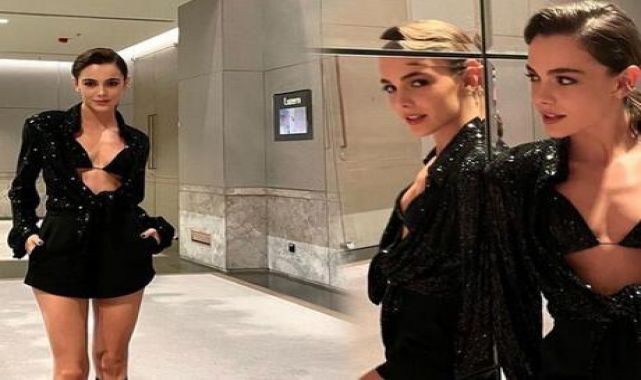 Hafsanur Sancaktutan tarzıyla dikkat çekti