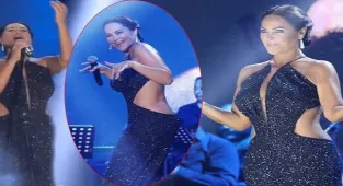 Hülya Avşar derin sırt dekoltesiyle ilgi odağı oldu