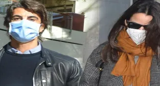 İbrahim Kutluay ve Edwina Sponza, AVM'de karşılaştı