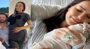 İkinci defa anne olan Bengü'den bebeğiyle ilk pozlar