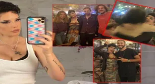 İkinci kez Türkiye'ye gelen Halsey hayranlarıyla kucaklaştı