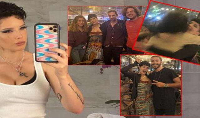 İkinci kez Türkiye'ye gelen Halsey hayranlarıyla kucaklaştı