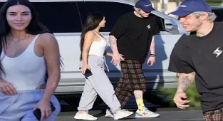 Kim Kardashian ile Pete Davidson el ele yürüyüşte