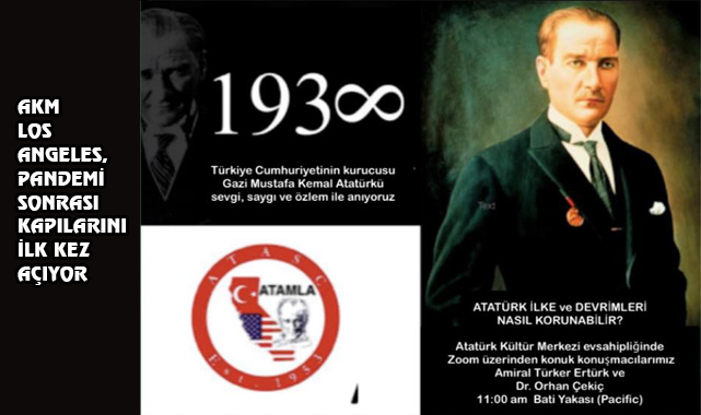 LA Atatürk Kültür Merkezi'nde 10 Kasım Buluşması
