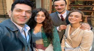 Murat Yıldırım 'Aziz' setinden paylaştı