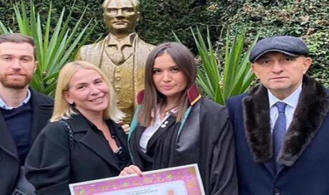 Sinan Engin'in kızı Elif Engin avukat oldu