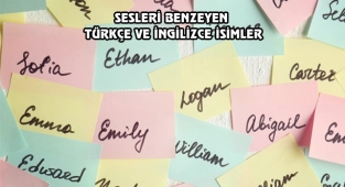 Türkçe İsimlerin İngilizce'deki Karşılıkları