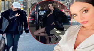 Tuvana Türkay'dan Londra pozu