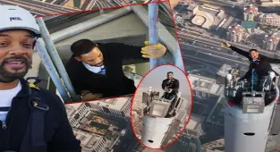 Will Smith çıtayı yükseltti! Burc Halife'ye tırmandı