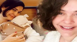 Bergüzar Korel kızı Leyla ile pozunu Instagram hesabından paylaştı