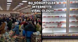 Bulgarlar, Edirne'deki Market Raflarını Boşalttı!