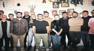 Çekim sonrası eğlence