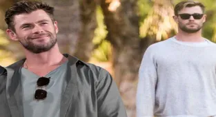 Chris Hemsworth'ten kar banyosu paylaşımı