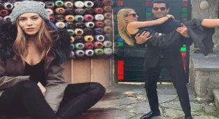 Dört aylık hamile Sinem Kobal'ın son haline beğeni yağdı
