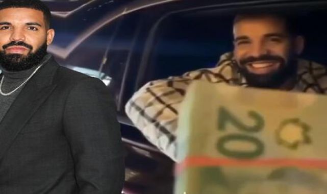 Drake tanımadığı insanlara para dağıttı!