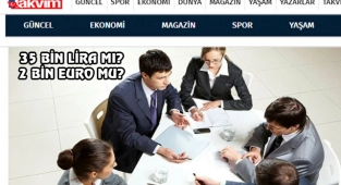 Gazete 2 Bin Euroluk İşe 35 Bin Lira deyince...