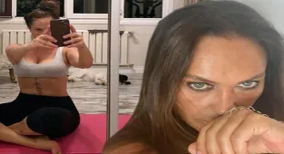 Hülya Avşar'ın karnındaki dövmenin sırrı!