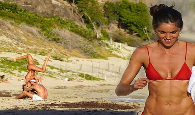 Izabel Goulart'ın yılbaşı tatili Karayip Denizi'nde