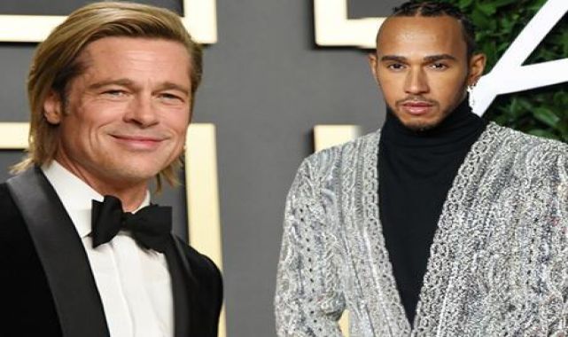 Lewis Hamilton, Brad Pitt'le beraber Hollywood'da boy gösterecek