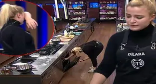 MasterChef'te dokunulmazlık oyununda büyük talihsizlik! Dilara gözyaşlarına boğuldu