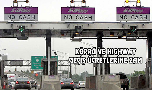 New Jersey'de Köprü Geçiş Ücretlerine Zam