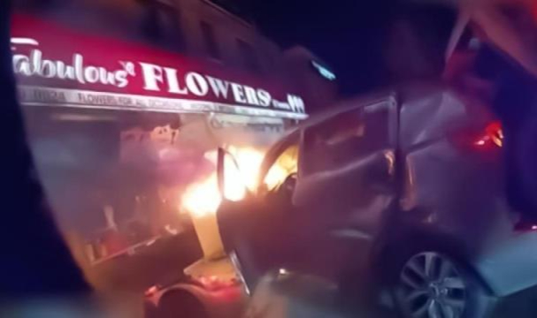 New York'ta Baygın Sürücüyü Polis Kurtardı