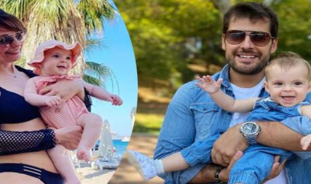 Özge Özder'den mutlu aile pozu