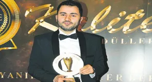 Sercan Kısmet’e ödül
