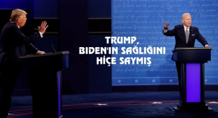 Trump, Covidliyken Biden'la Canlı Yayına Çıkmış